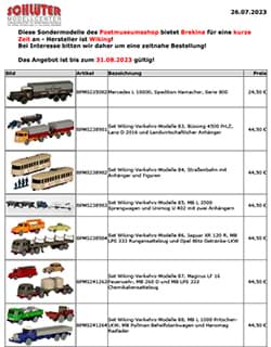 Bild von Brekina Postmuseumsshop-Modelle