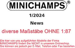 Bild von MiniChamps - Messeneuheiten 2024 - ohne Maßstab 1:87 