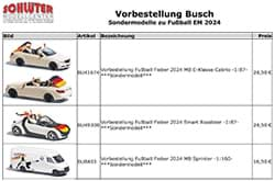 Picture of Busch – Sondermodelle zu Fußball EM 2024