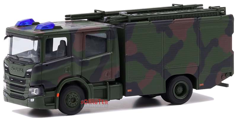 Picture of Scania CrewCab Löschfahrzeug, Flecktarn   -- im Kundenauftrag zu verkaufen --