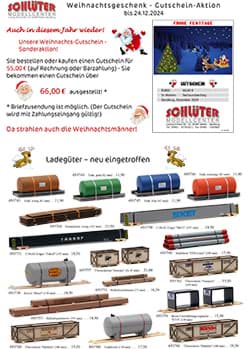 Bild von Info Dezember 2024 - Weihnachts-Aktion und Ladegüter
