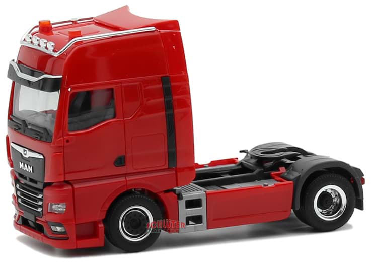Bild von MAN TGX GX Zugm. 2achs vvsp. (rot, Felgen chrom/schwarz) 