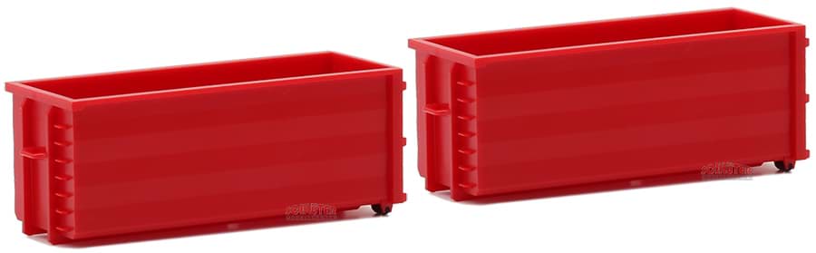 Bild von Abrollmulden U-Boxx, rot (2 Stück) -- Restposten --