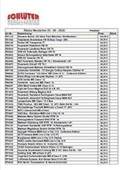 Bild von Rietze 05./06.2026 - Preisliste