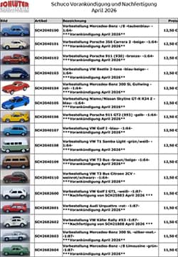 Bild von Schuco Vorankündigung und Nachfertigung April 2026