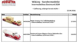 Bild von Wiking - Sondermodelle Intermodellbau
