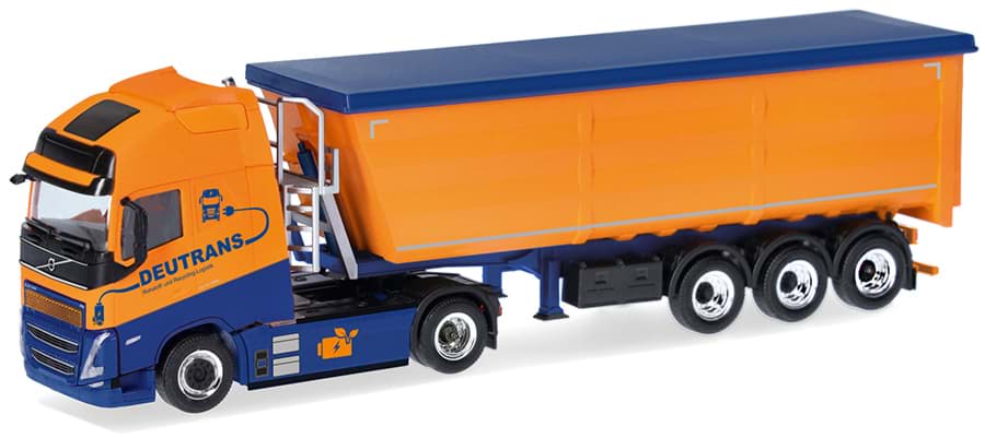 Bild von VORBESTELLUNG Deutrans, Volvo FH GL XL Electric vvsp. StahlmuldenKippAufl.   (NH09/10.2026)