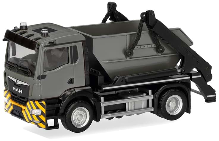 Picture of VORBESTELLUNG MAN TGS NN Meiller Absetzkipper AK12, grau/gelb  (NH09/10.2026)