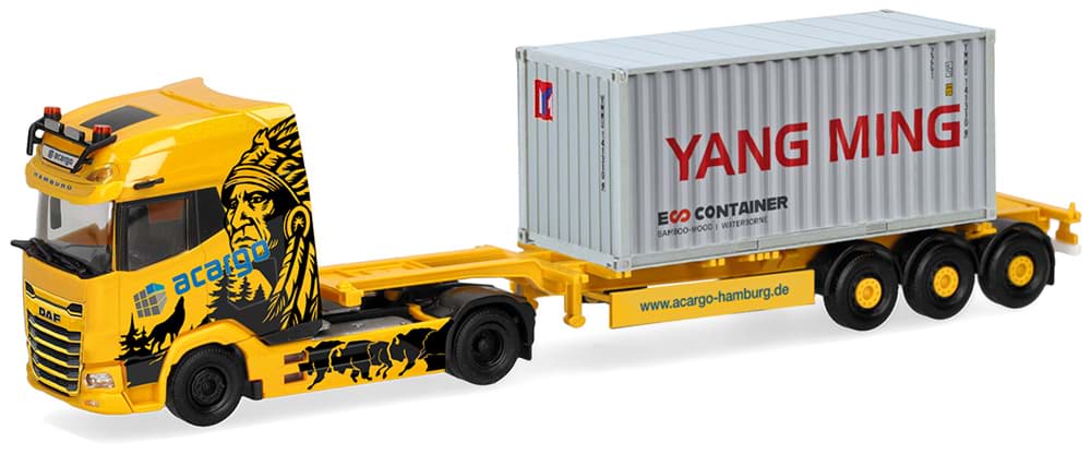 Picture of VORBESTELLUNG Acargo "Yang Ming", DAF XG+ vvsp. 20ft. ContainerAufl.  (NH09/10.2026)
