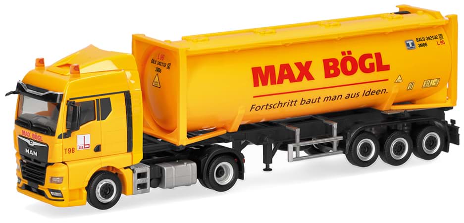 Picture of VORBESTELLUNG Max Bögl, MAN TGX GM svsp. 30ft. DrucksilcontainerAufl.  (NH09/10.2026)