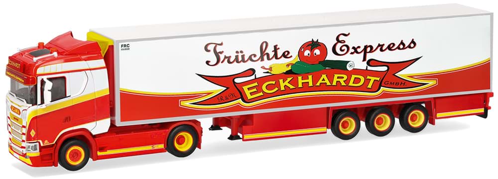 Picture of VORBESTELLUNG Eckhardt "Früchte Express", Scania CS 20 ND vvsp. EuroKüKoAufl. (A) -PREMIUM-  (NH09/10.2026)