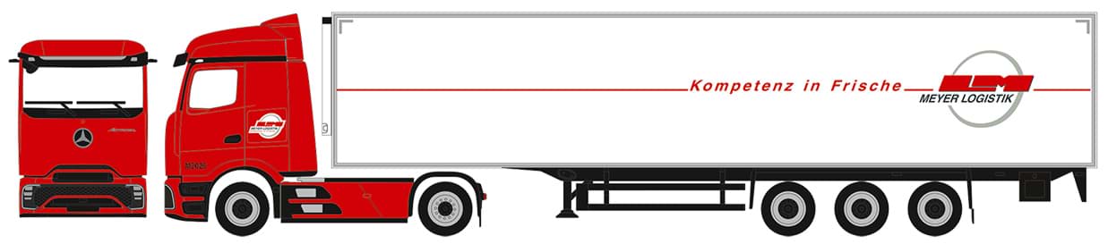 Picture of VORBESTELLUNG LM Meyer Logistik, Actros L ProCabin StreamSpace vvsp. EuroKüKoAufl. (Sondered. Hessen / ab Juni)