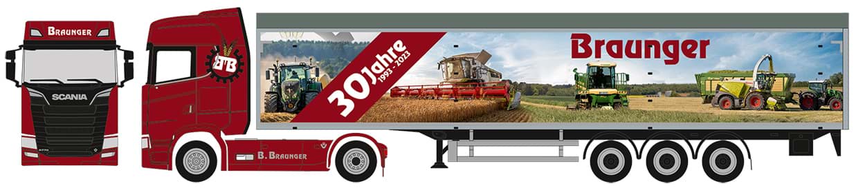 Picture of VORBESTELLUNG Braunger "30 Jahre", Scania CS 20 HD vvsp. Medi SchubbodenAufl. (Sondered. Ba.-Wü. / ab Juni)
