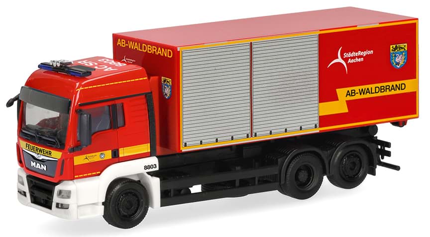 Bild von Vorbestellung Feuerwehr Städteregion Aachen, MAN TGS LX Wechsellader-LKW AB Waldbrand   (NH09/10.2026)