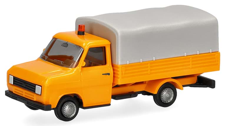 Bild von Vorbestellung Ford Transit Pritsche/Plane, kommunalorange -BASIC-  (NH09/10.2026)