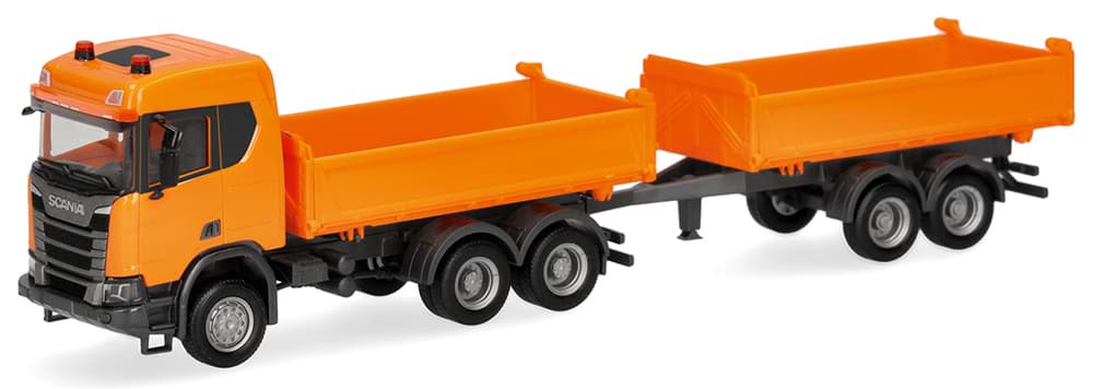 Picture of Vorbestellung Scania CR ND XT Baukipper HZ, kommunalorange (NH09/10.2026)