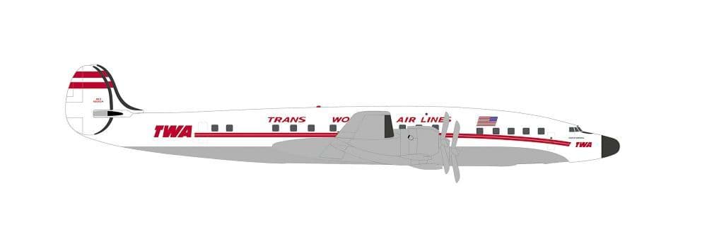 Bild von Vorbestellung TWA - Trans World Airlines Lockheed L-1649A Jetstream  (1:500)  (NH07/08.2026)