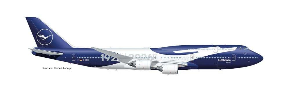 Bild von Vorbestellung Lufthansa Boeing 747-8 Intercontinental "100 Jahre" (1:500)  (NH07/08.2026)