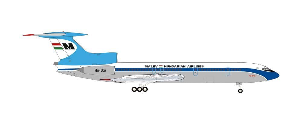 Bild von Vorbestellung Malév Hungarian Airlines Tupolev TU-154B2 (1:200)  (NH07/08.2026)