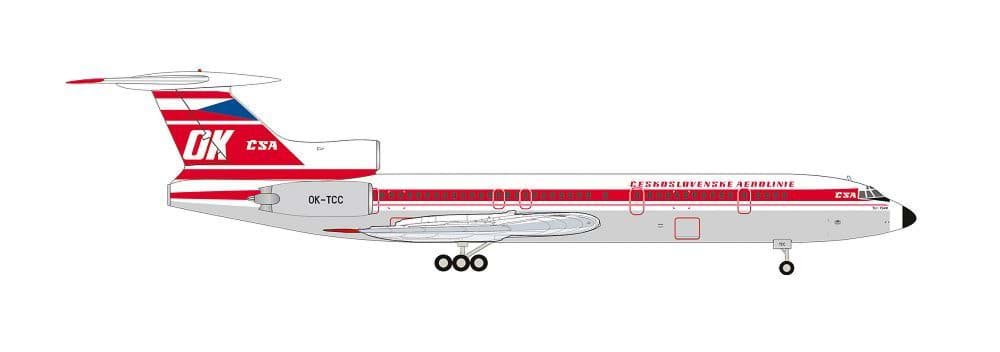 Bild von Vorbestellung CSA Czechoslovak Airlines Tupolev TU-154M (1:200)  (NH07/08.2026)