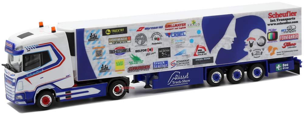 Bild von Scheufler Transporte "Rüssel Truck-Show", DAF XG+ vvsp. EuroKüKoAufl. -- serh geringe Stückzahl --