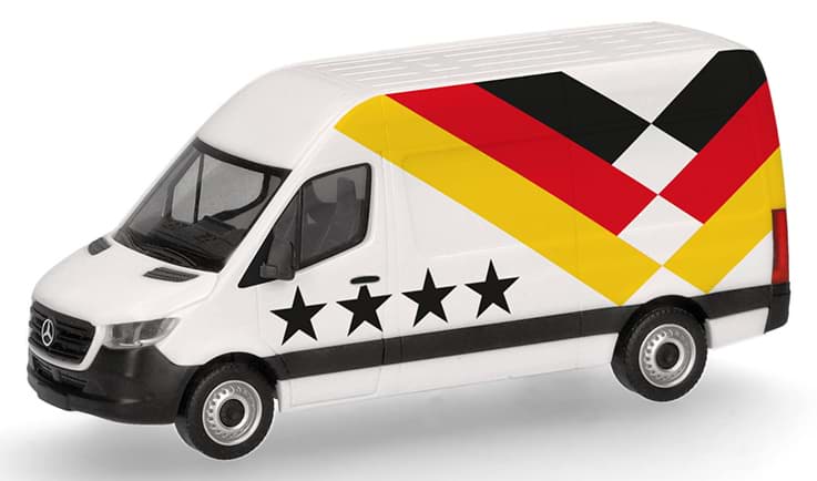 Bild von Vorbestellung Heim, MB Sprinter 2018 Kasten Hochdach -- Sondermodell zur WM 2026 --  (ab Juni)