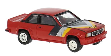 Bild von Vorbestellung Opel Ascona B i400 in rot, Dekor gelb/silber ***Neuheiten Juni 2026***