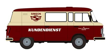 Bild von Vorbestellung Simson Kundendienst Barkas B1000 Halbbus ***Neuheiten Juni 2026***