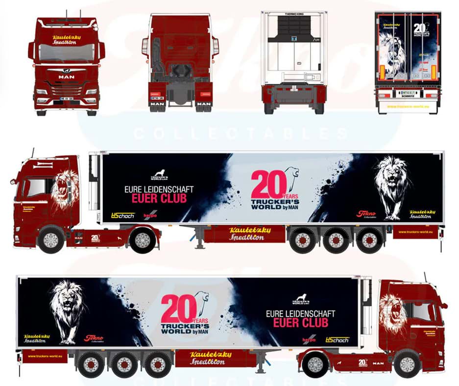 Bild von Vorbestellung Kautetzky "20 Years Trucker´s World", MAN TGX  vvsp. EuroKüKoAufl. (Metall 1:50 / 2. Quartal 2027)