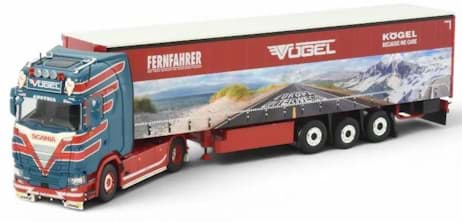 Picture of Vögel "Fernfahrer", Scania C vvsp.  MediGardPlAufl. (Metall 1:50)