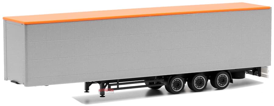 Bild von Megatrailer GardPL Aufl. 3achs (silber lackiert + Chassis schwarz, Dach orange)    -- Restposten, geringe Stückzahl --