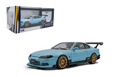 Picture of Nissan Silvia (S15) b. -blau- -1:18- -Solido- 