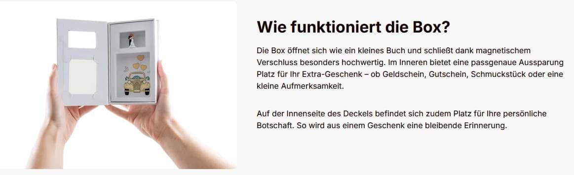 Bild von Noch Geschenkbox Erklärung 
