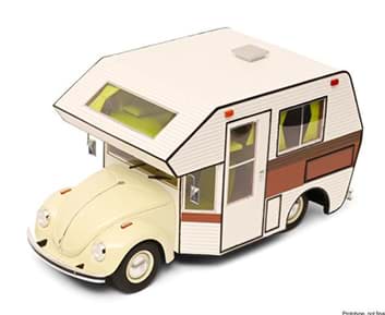 Bild von Vorbestellung VW Käfer beige m.kompakten Wohnmobilaufbau   -1:18- ***Vorankündigung Juli 2026**