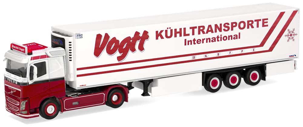 Bild von VORBESTELLUNG Vogtt Kühltransporte, Volvo FH Flachdach 2013 Euro KüKoAufl.  (NH11/12.2026)