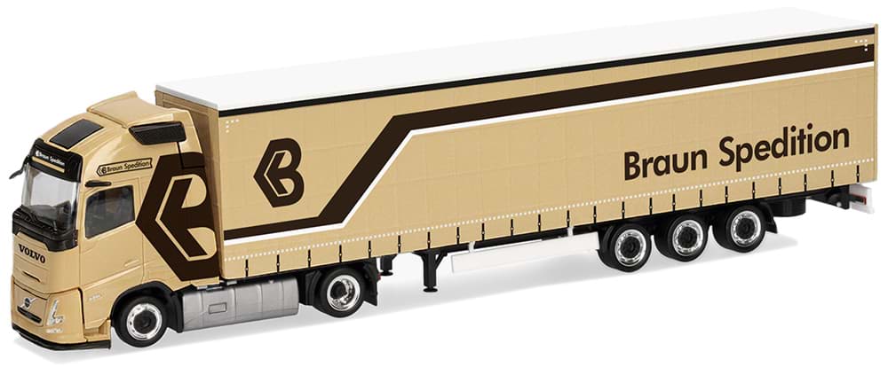 Picture of VORBESTELLUNG Braun Spedition, Volvo FH Aero GL XL svsp. Megatrailer GardPlAufl. (A)  (NH11/12.2026)