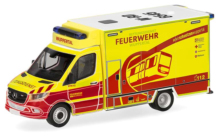 Picture of Vorbestellung Feuerwehr Wuppertal, MB Sprinter 18 Fahrtec RTW   (NH11/12.2026)