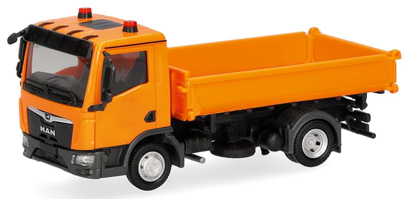 Bild von Vorbestellung MAN TGL Dreiseitenkipper, kommunalorange (NH11/12.2026)