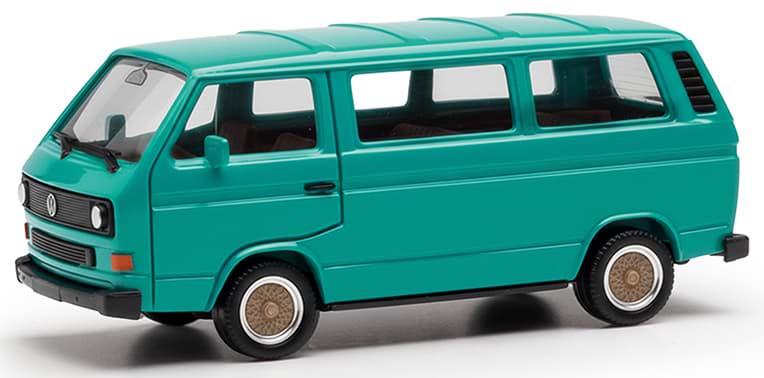 Bild von Vorbestellung VW T3 Bus, türkisblau (Farbvariante) (NH11/12.2026)