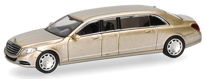 Picture of Vorbestellung MB S600 Pullmann (W221), champagnergold -MicroCity-  (NH11/12.2026)