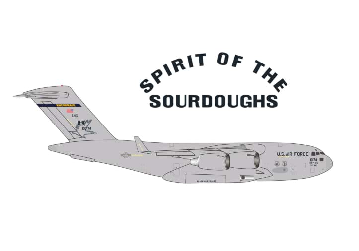Picture of Vorbestellung U.S. Air Force Boeing C-17A Globemaster III - Alaska ANG 517th Airlift Sqn (1:500)  (NH09/10.2026)