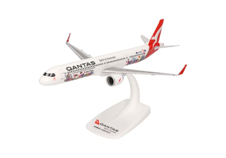Picture of Vorbestellung Qantas Airbus A321XLR - Great Barrier Reef livery (1:200) -SnapFit-  (NH09/10.2026)