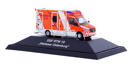 Bild von Malteser Oldenburg GSF RTW ´18  -Einsatzserie 1:87-