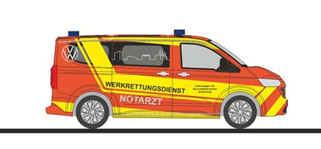 Bild von Vorbestellung Werkrettungsdienst VW Wolfsburg VW Transp.  -Einsatzserie 1:87- ***Neuheit 09_10_2026***