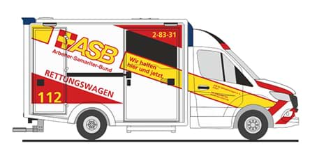 Bild von Vorbestellung ASB Mittelthüringen, Erfurt WAS Design-RTW ´18 ***Neuheit 09_10_2026***