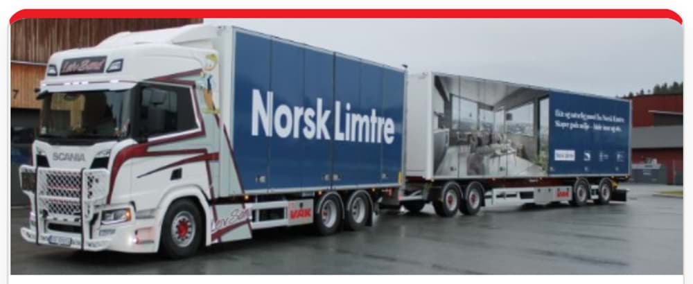 Bild von VORBESTELLUNG Leiv Sand "Norsk Limtre", Scania CR HD  Schwedenkombi (NOR)  (Auslieferung 2027)
