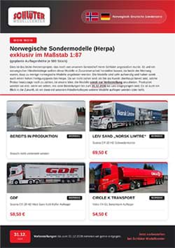 Picture of Info August 2026 - Norwegen-Modelle + Info-Bild