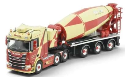 Bild von Mussche Transport Scania NGR Betonmischer 3achs (Metall / 1:50)