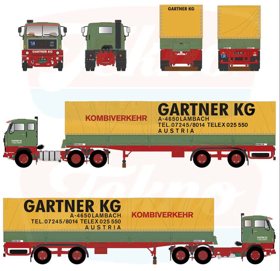 Bild von Vorbestellung Gartner KG, Volvo F89 PlAufl. (Metall 1:50 / 4. Quartal 2027)