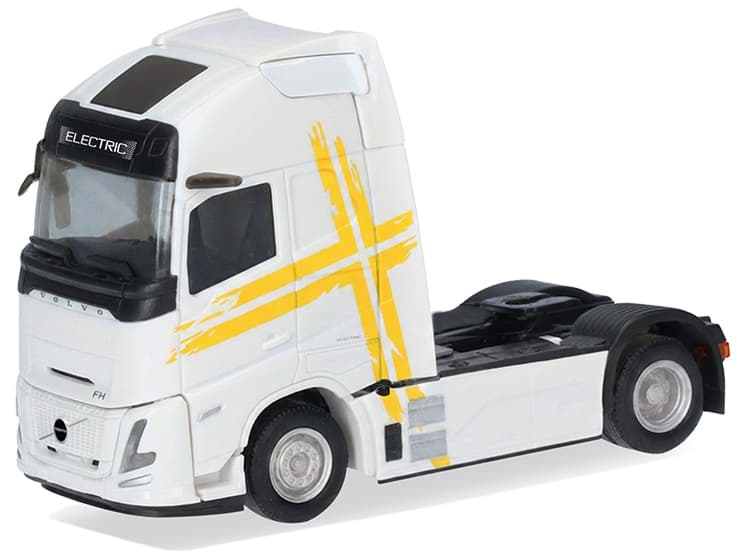 Bild von VORBESTELLUNG Volvo FH Aero GL XL Electric Zugm. 2achs vvsp. "Schwedenkreuz", weiß  (NH01/02.2027)